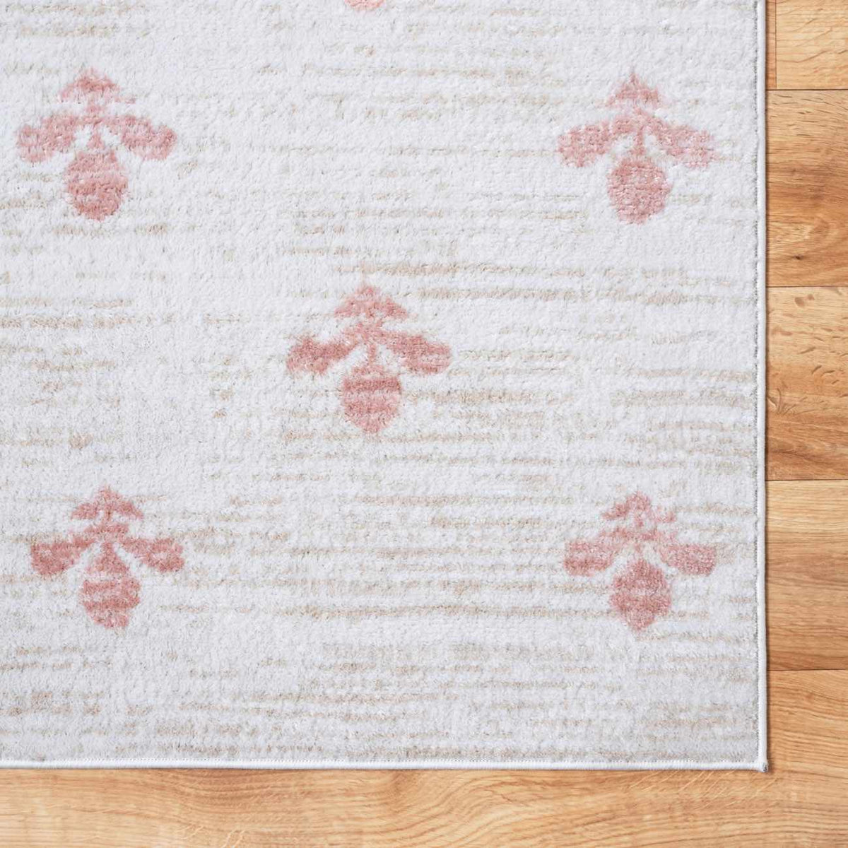 Kapono Floral Dusty Pink Area Rug
