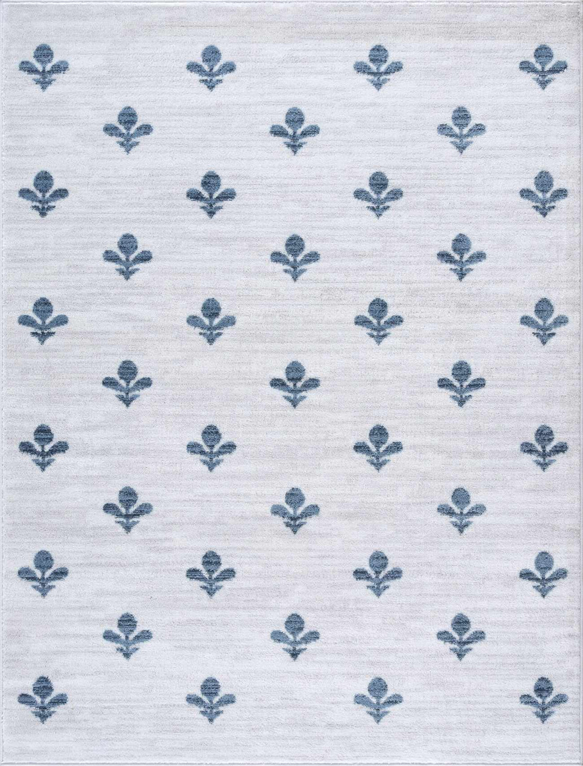 Kapono Floral Dusty Blue Area Rug