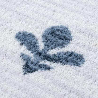 Kapono Floral Dusty Blue Area Rug