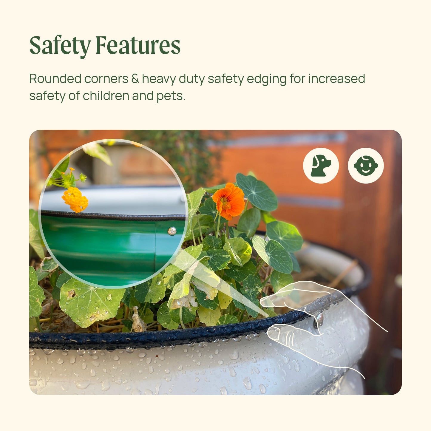 17" Tall 9 In 1 Large Modular Metal Raised Garden Bed Kit.