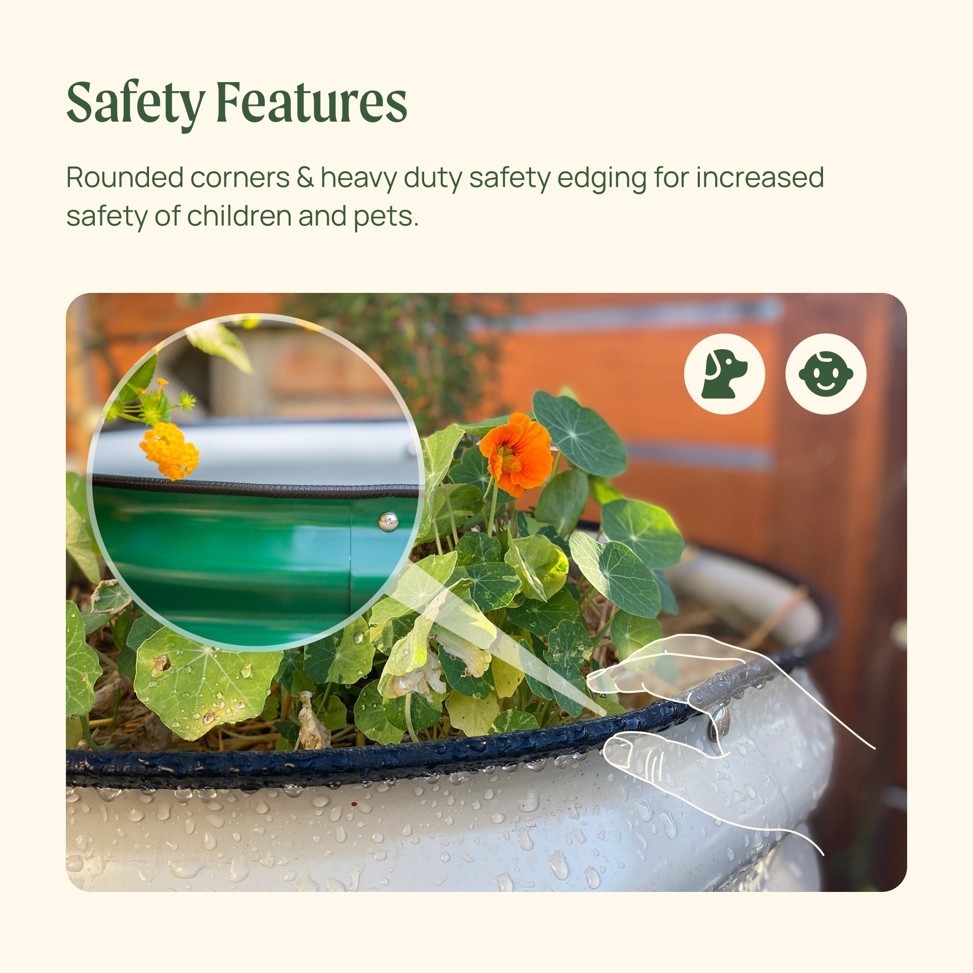 17" Tall 9 In 1 Large Modular Metal Raised Garden Bed Kit.