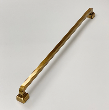Mission Drawer Pull "Capri" in Antique Brass.