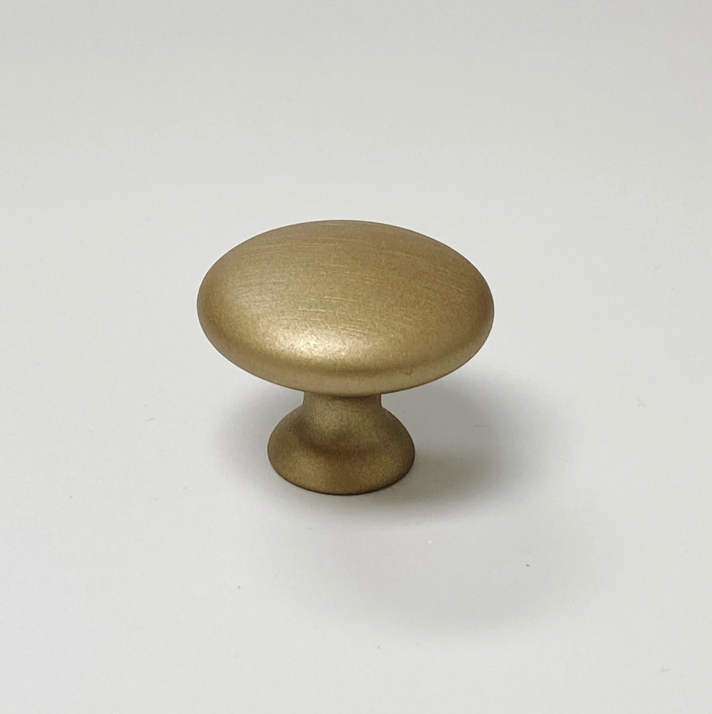 Round "Capri" Brushed Gold Cup Drawer Pull, Ring Pull or Cabinet Knob
