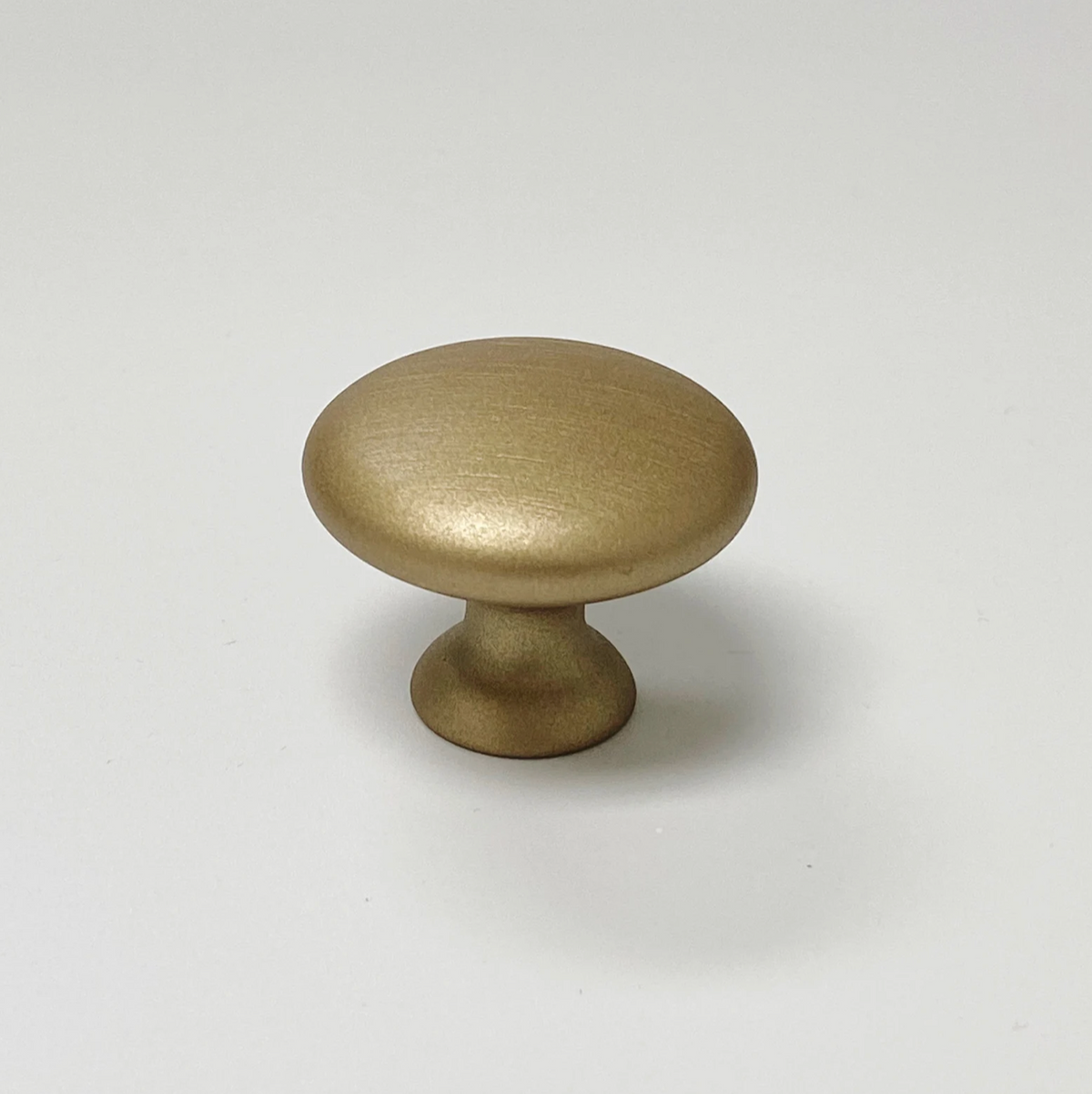 Round "Capri" Brushed Gold Cup Drawer Pull, Ring Pull or Cabinet Knob.