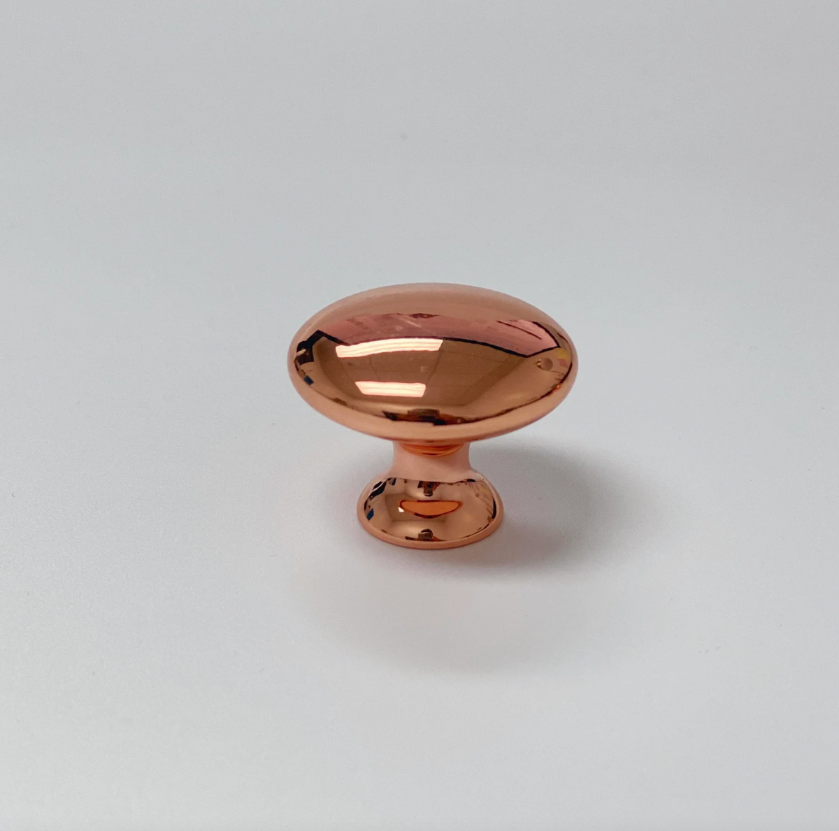 Polished Copper "Capri" Cup Drawer Pull, Ring Pull and Cabinet Knob.