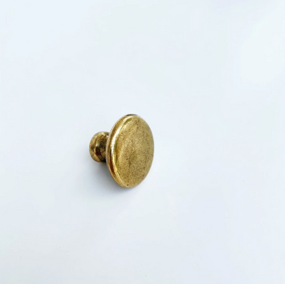 Sydney Aged Brass Cabinet Knob and Drawer Pulls.