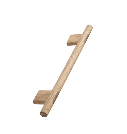 Lacquered Oak "Join" Wood Cabinet Knobs and Drawer Handles