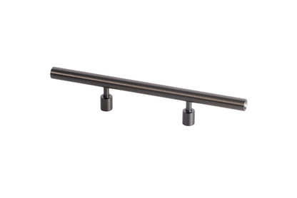 Lew’s Round Bar Series Black Stainless Steel Cabinet Knobs and Pulls.
