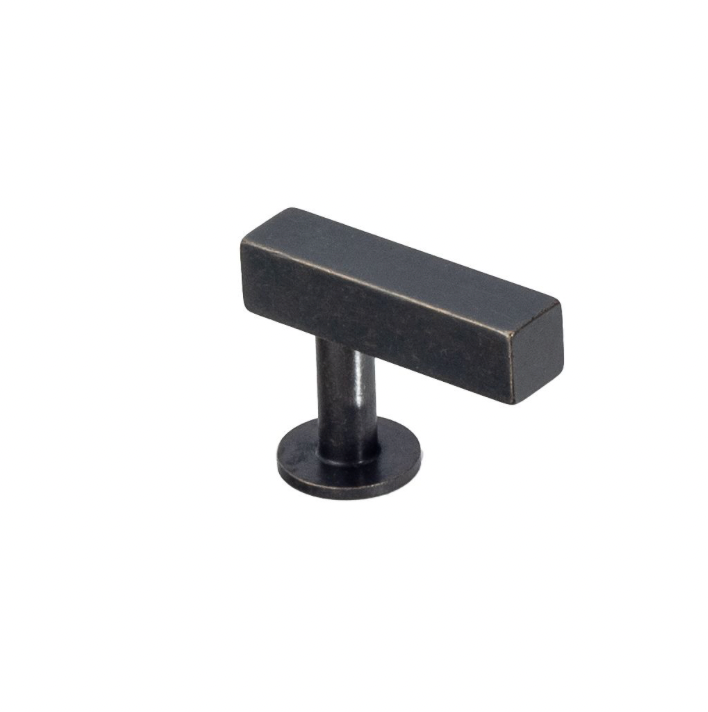 Lew's Square Bar Cabinet Knobs and Handles in Oil Rubbed Bronze.