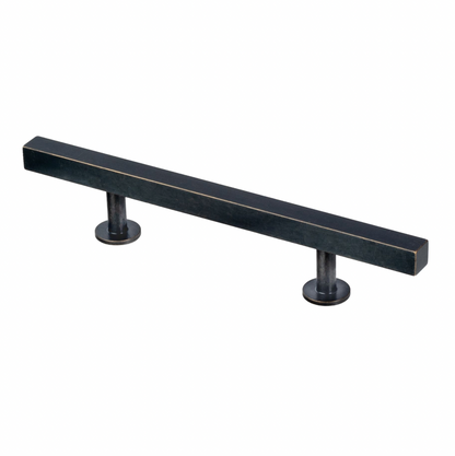 Lew's Square Bar Cabinet Knobs and Handles in Oil Rubbed Bronze.