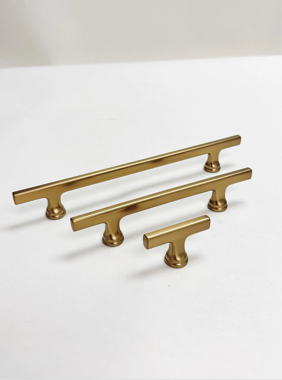 Champagne Bronze "James" Drawer Pulls and Knobs.