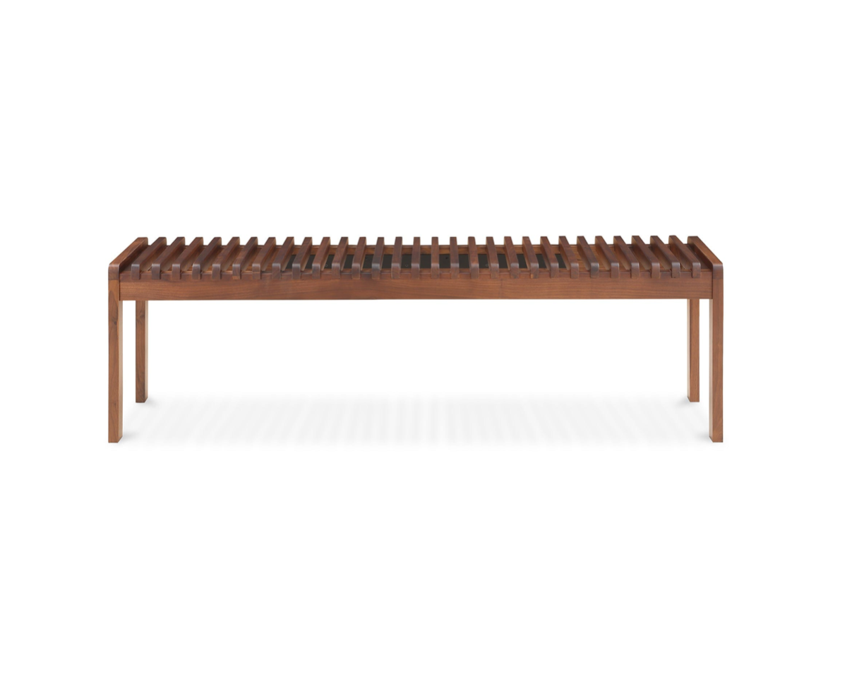 Rohe Bench Walnut Brown