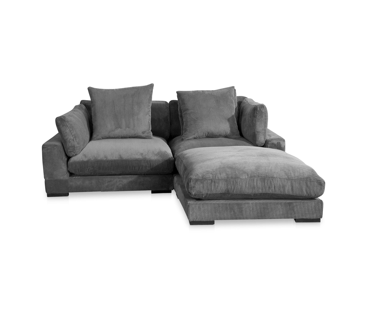 TUMBLE NOOK MODULAR SECTIONAL CHARCOAL
