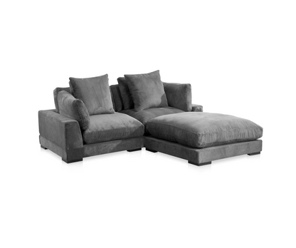 TUMBLE NOOK MODULAR SECTIONAL CHARCOAL
