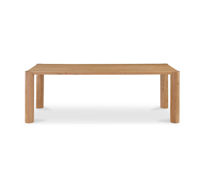 Post Dining Table Oak Natural