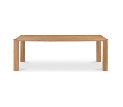 Post Dining Table Large Oak Natural
