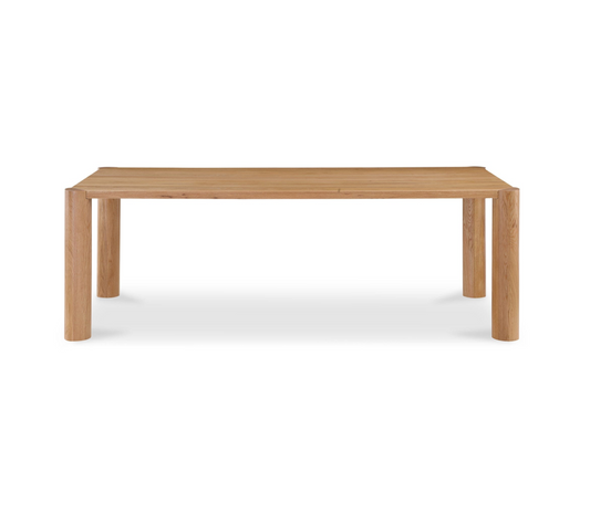 Post Dining Table Large Oak Natural