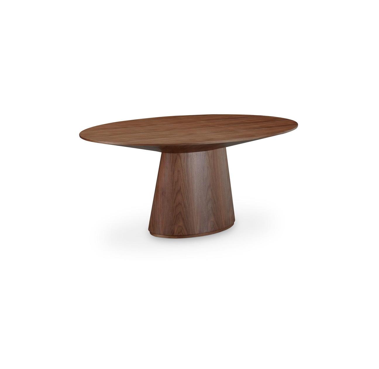 Otago Oval Dining Table Walnut