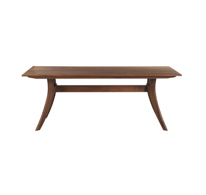 Florence Rectangular Dining Table Small Walnut
