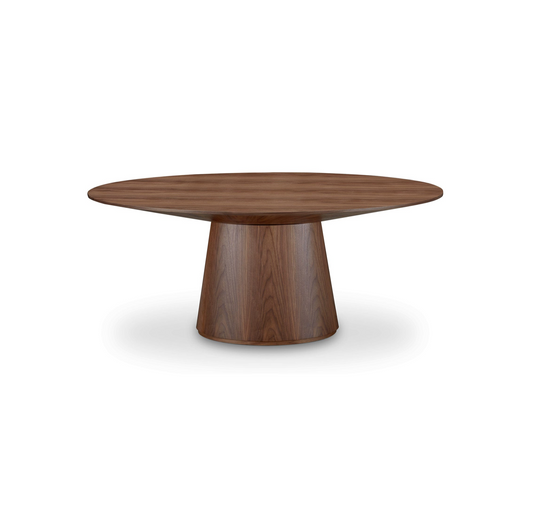 Otago Oval Dining Table Walnut
