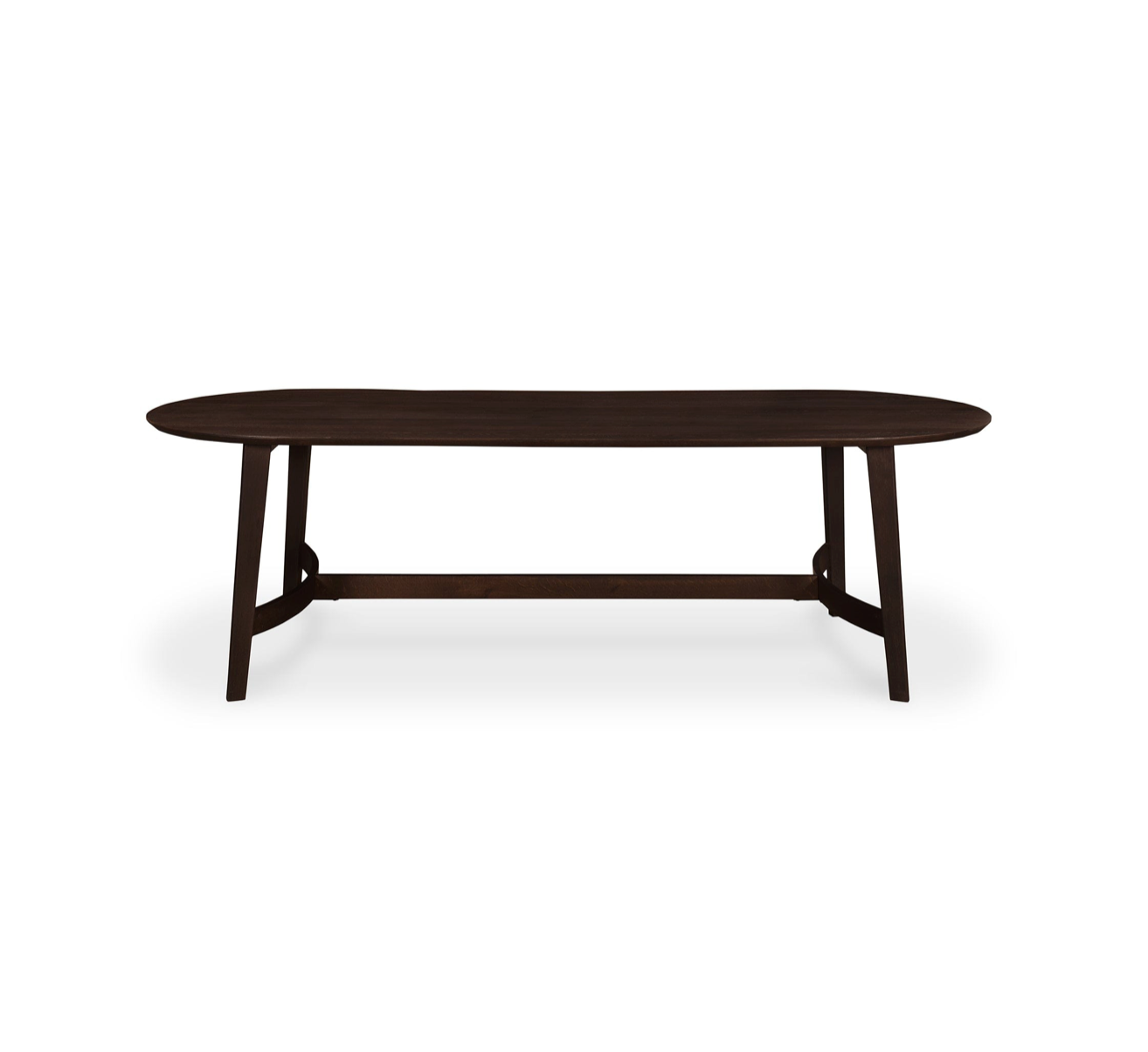 Trie Dining Table Small Dark Brown