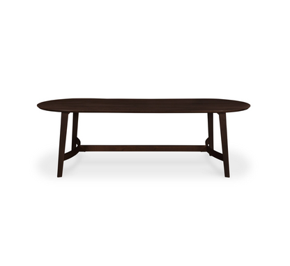 Trie Dining Table Small Dark Brown