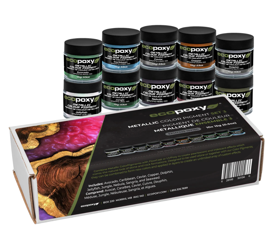 EcoPoxy Metallic Color Pigments Sets - Set 3