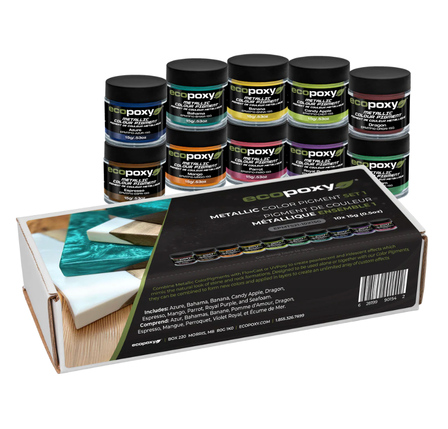 EcoPoxy Metallic Color Pigments Sets - Set 1