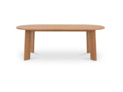 Delta Outdoor Dining Table Oval Natural
