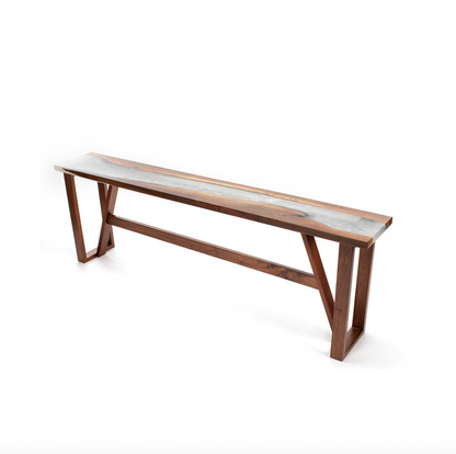 Walnut Console Table