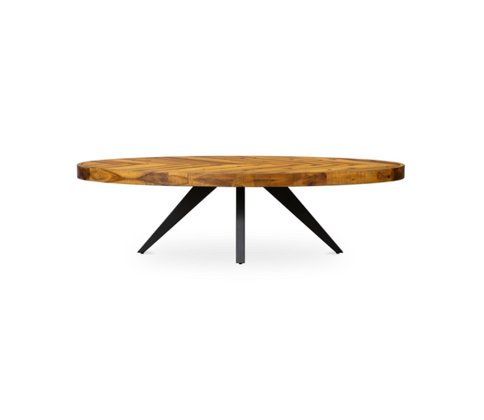Parq Oval Coffee Table Amber
