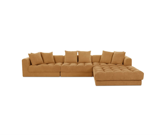 Davie Lounge Modular Sectional Golden Yellow
