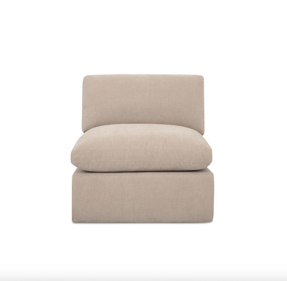 Cates Slipper Chair Pebble