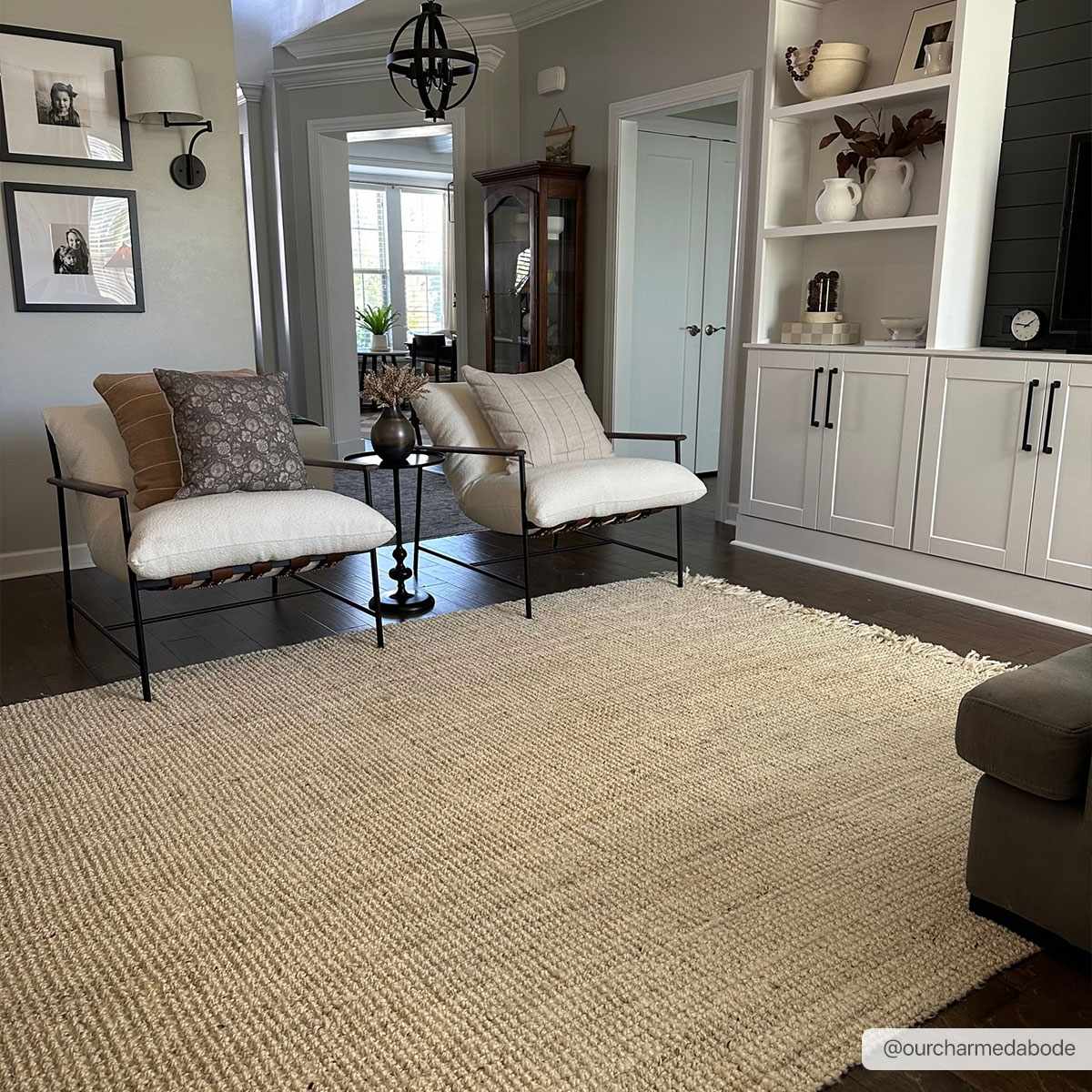 Senneterre Bleached Jute Rug.