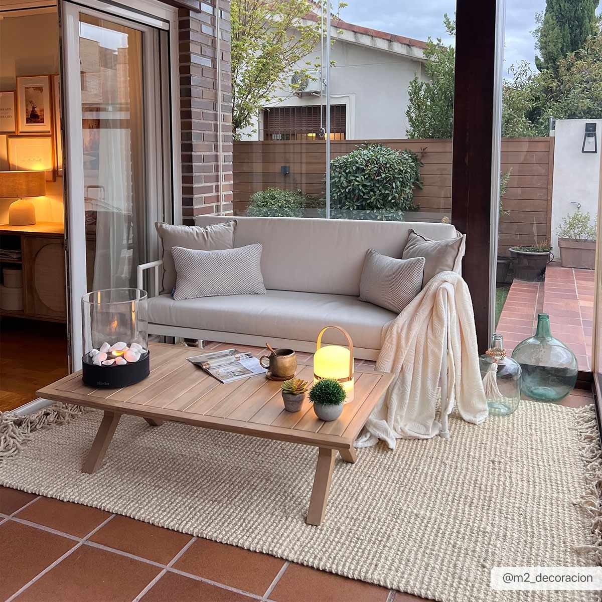 Senneterre Bleached Jute Rug.