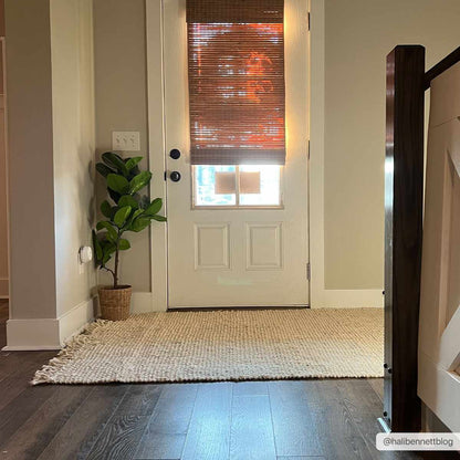 Senneterre Bleached Jute Rug.