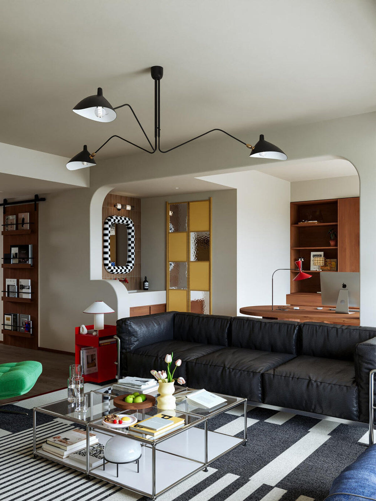Serge Mouille Ceiling Light