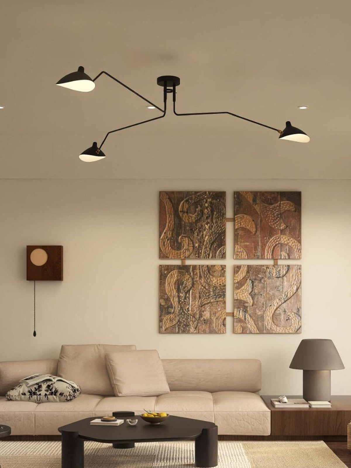 Serge Mouille Ceiling Light