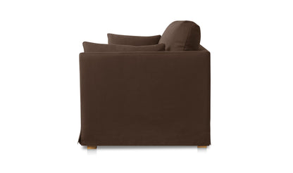 Shea Sofa Dark Brown.