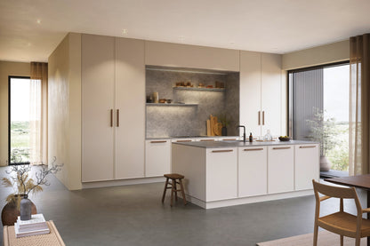 Lacquered Walnut Wood "Shelter" Drawer Pulls