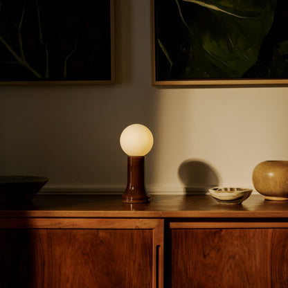 Shore Table Lamp in Bottle Brown - Set of 2.