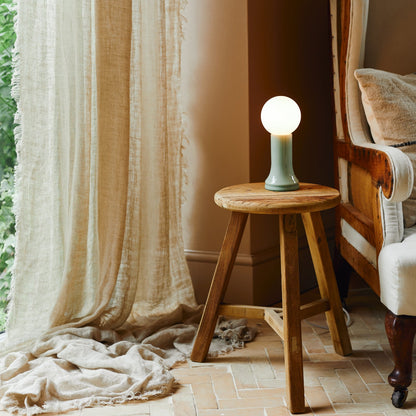 Shore Table Lamp in Sea Green - Set of 2.