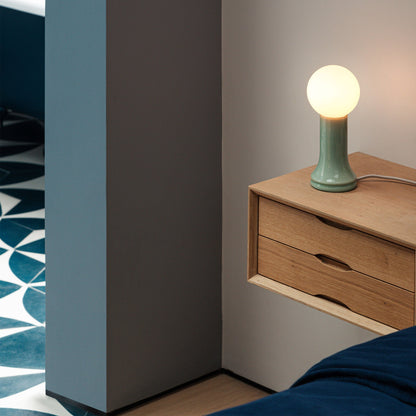 Shore Table Lamp in Sea Green - Set of 2.