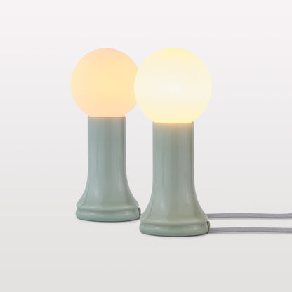 Shore Table Lamp in Sea Green - Set of 2.