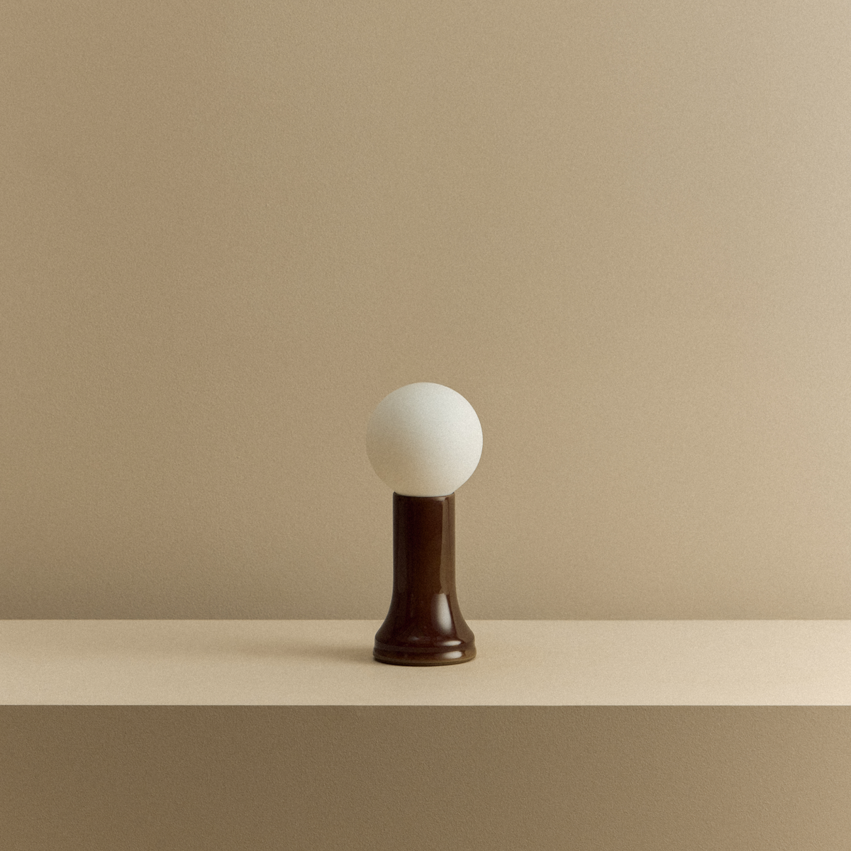 Shore Table Lamp in Bottle Brown - Set of 2.