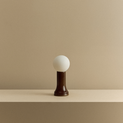 Shore Table Lamp in Bottle Brown - Set of 2.