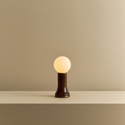 Shore Table Lamp in Bottle Brown.