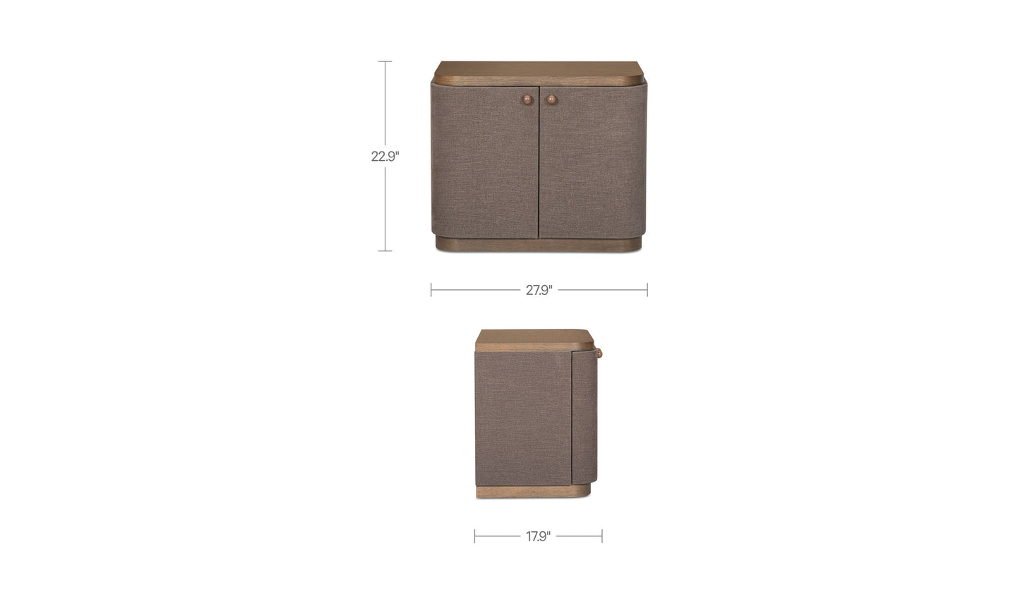 Simone Nightstand Brown.
