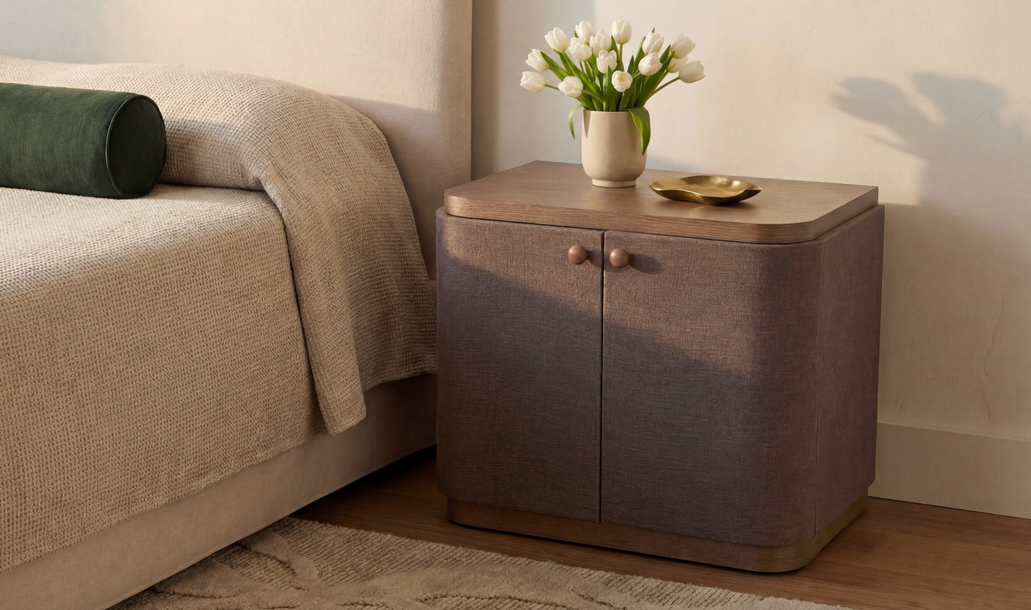 Simone Nightstand Brown.