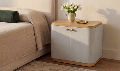 Simone Nightstand Cream